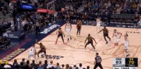 约基奇无视追梦防守三分再中 连续出手5三分&进了3个
